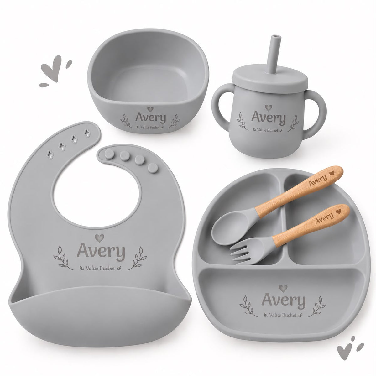 Personalized Baby Feeding Set